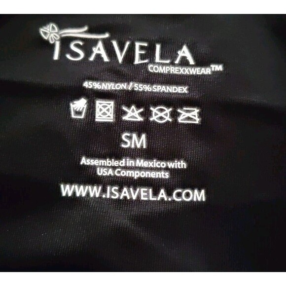 Isavela Compression Vest Medium Sleeves Size S/M Black Excellent Condition - Picture 2 of 4